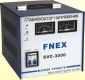характеристики, описание и цена на стабилизатор напряжения fnex SVC - 3000